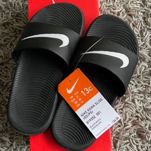 NWT Little boys Nike Kawa Slide sandals